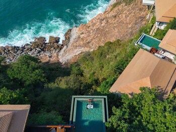 Ocean Front Pool Villa - King | 1 habitación, ropa de cama de alta calidad y minibar