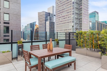 Terrasse sur le toit