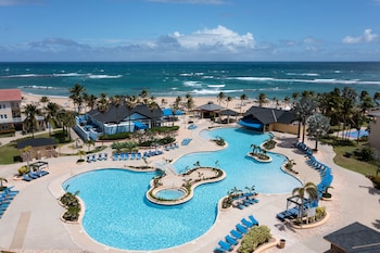 On the beach, free beach cabanas, scuba diving, kayaking