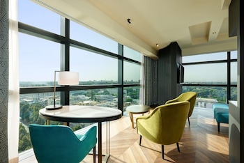 总统套房, 1 张特大床 (Duplex) | 起居区