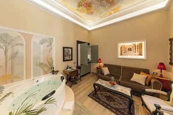 Chambre Double Luxe, 1 très grand lit | Baignoire à jets