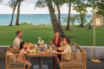 Outdoor wedding area