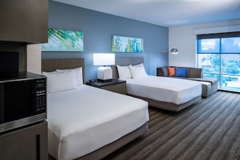 Outdoor pool, open 6:00 AM to 11:00 PM, pool umbrellas, sun loungers