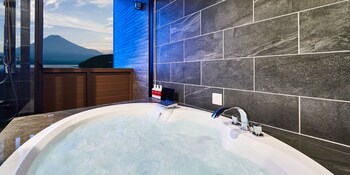 55-inch flat-screen TV with digital channels, TV, fireplace