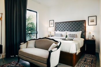 Presidential Suite, 2 Bedrooms | Living area | 55-inch Smart TV with satellite channels, TV, Netflix