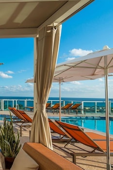 Studio Deluxe, 2 grands lits, balcon, vue partielle sur l'océan | Vue de la chambre