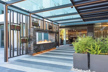 Vue depuis lâhĂ©bergement