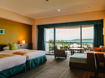 Ocean Wing Japanese and Western Style Twin Room, 2F, Non Smoking, Garden View | View from room