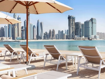 Privatstrand, Cabañas (kostenlos), Liegestühle, Sonnenschirme