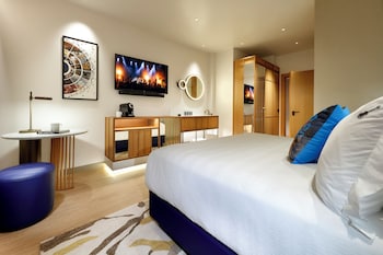 Rock Star Suite | 1 quarto, edredons de pluma, frigobar, cofres nos quartos