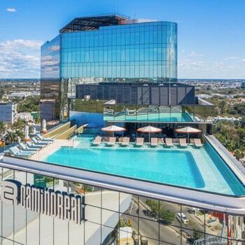 Outdoor pool, open 8:00 AM to 8:00 PM, sun loungers