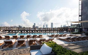 Indoor pool, seasonal outdoor pool, cabanas (surcharge), pool umbrellas