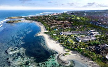 On the beach, free beach cabanas, sun-loungers, beach umbrellas