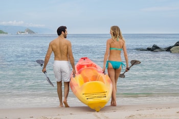 3 outdoor pools, pool umbrellas