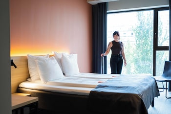 Siddeområde i lobbyen