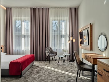 Standard Double Room | Hypo-allergenic bedding, in-room safe, desk, laptop workspace