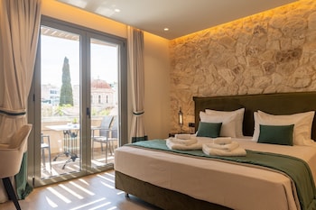 Chambre Deluxe double, balcon, vue sur la ville | Vue de la chambre