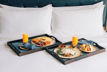 Outdoor wedding area