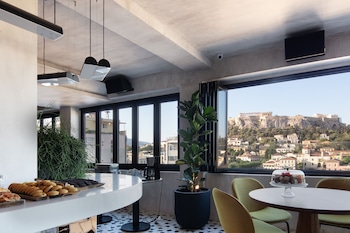 Byutsikt fra overnattingsstedet