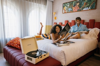 Indoor pool, 2 outdoor pools, pool umbrellas, sun loungers