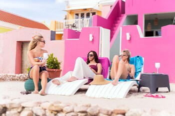 Private beach, white sand