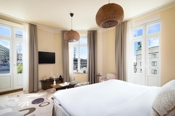 Penthouse - balkong - utsikt mot staden | 1 sovrum, allergitestade sängkläder och individuell inredning