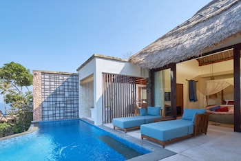 Outdoor wedding area