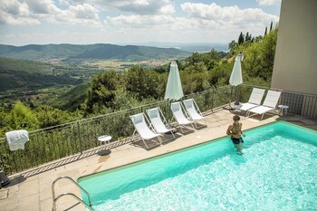 Vue sur le paysage depuis l’hébergement 