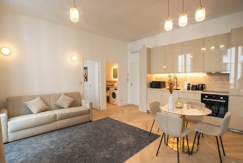 Superior Apartment | Premium bedding, pillow-top beds, in-room safe, blackout curtains