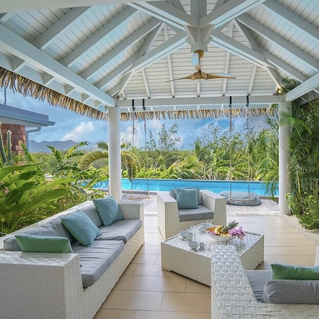 Réservez cette location de vacances avec piscine à la Baie Nettlé, à Saint-Martin.