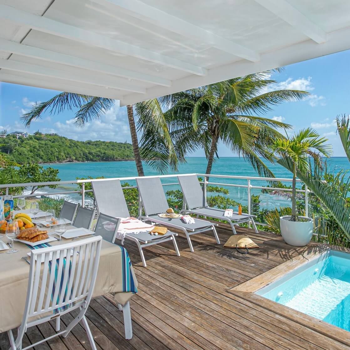 Réservez cette location de vacances au Diamant, en Martinique.