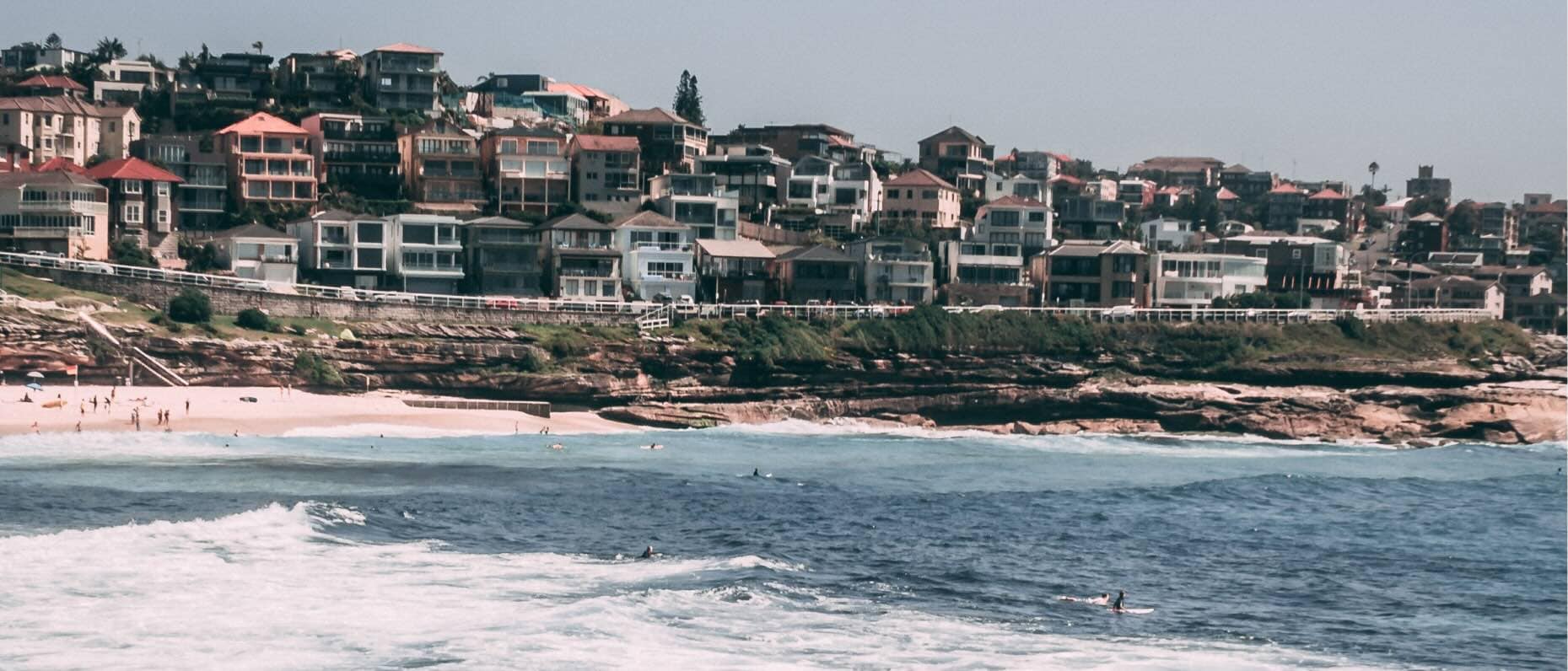 View from the Bronte Baths, an ocean pool at the southern end of Sydney’s Bronte Beach