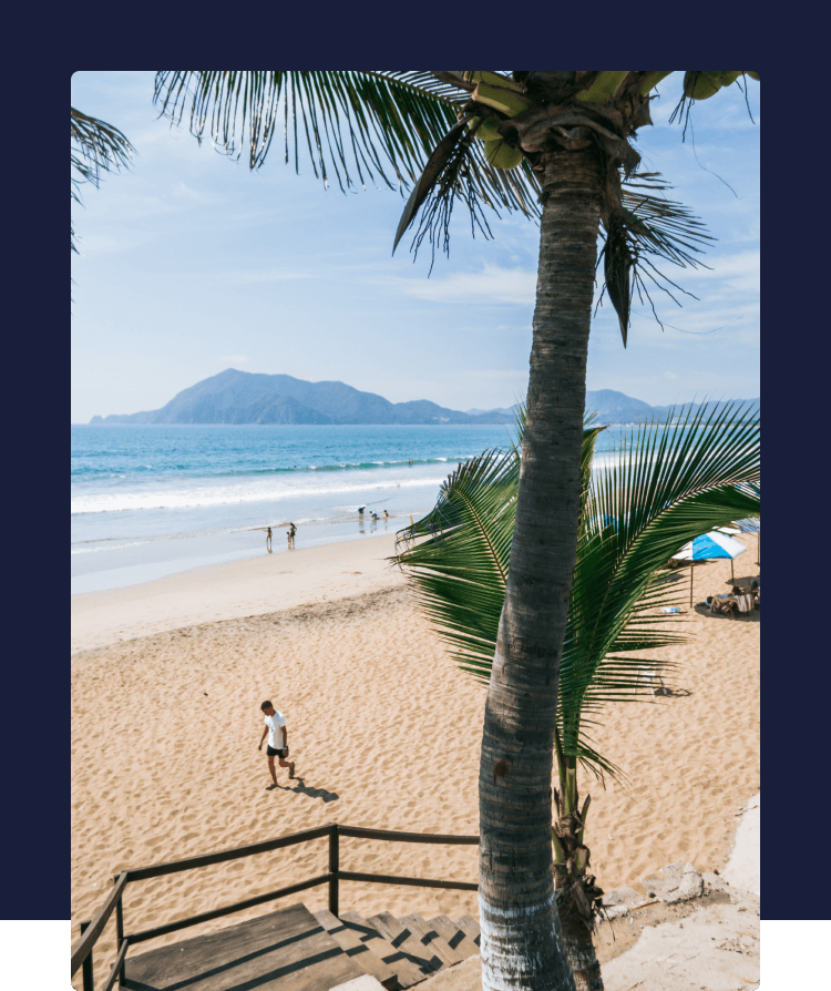 Bundle your flight and hotel together to save on a beach trip this winter.