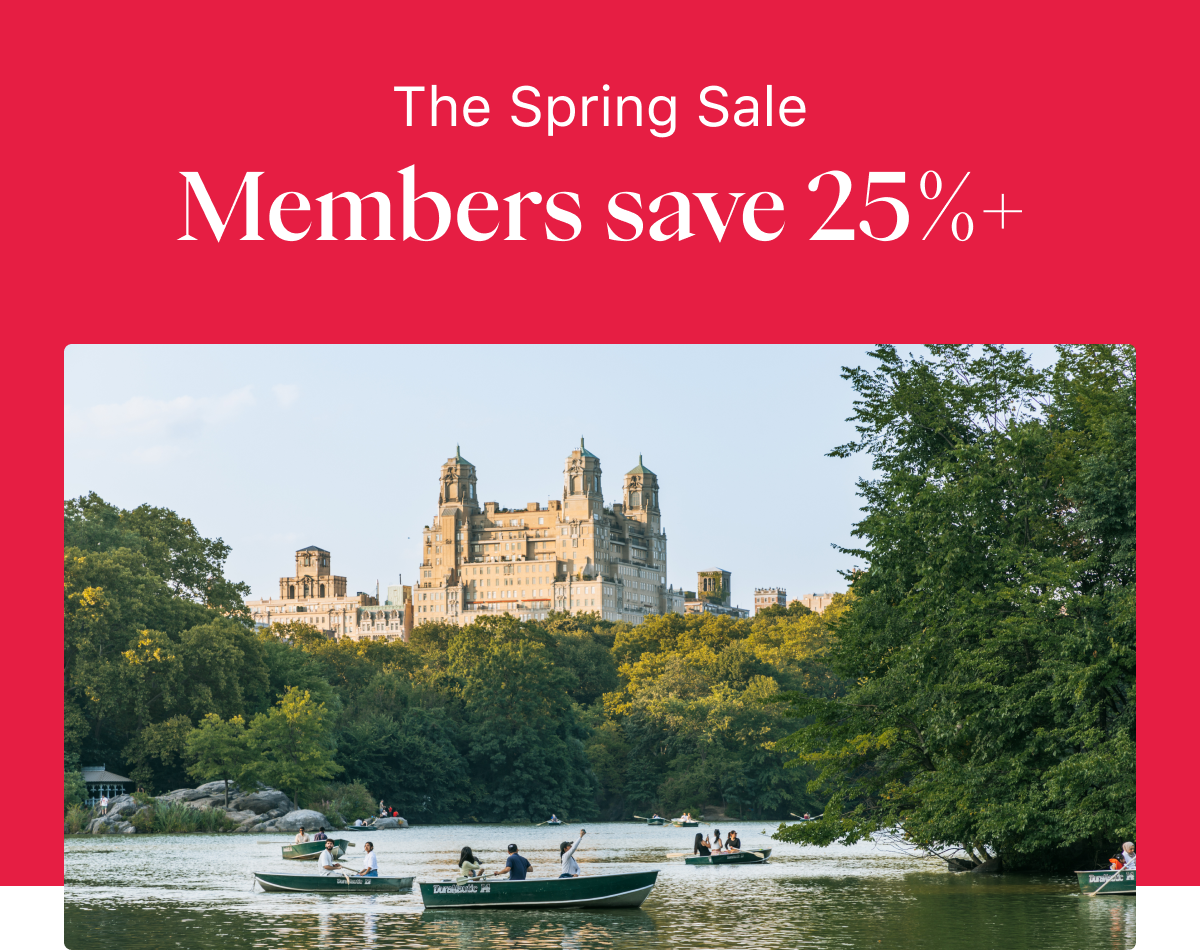 Unlock the Spring Sale and save 25% or more.