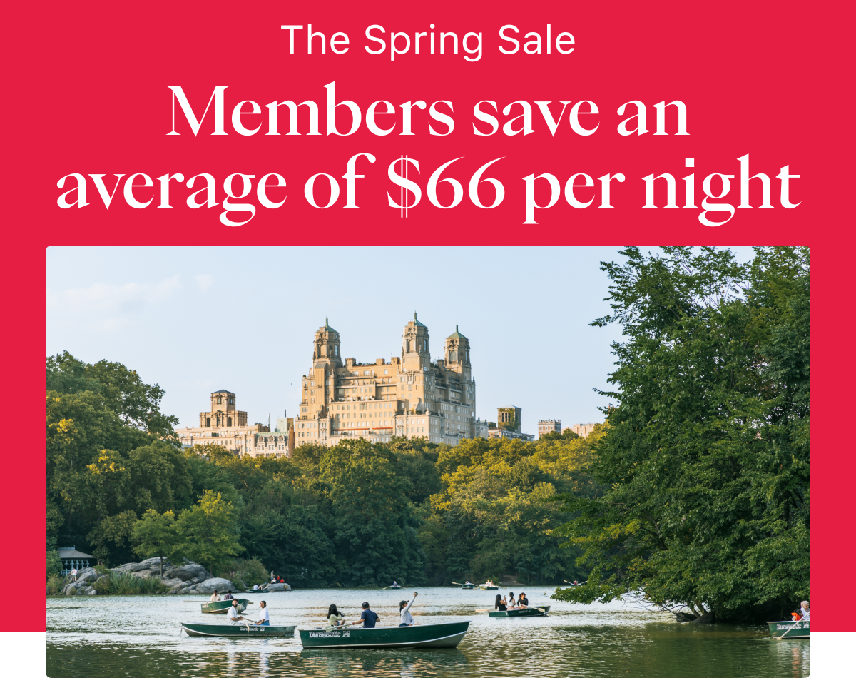 Unlock the Spring Sale and save an average of $66 per night. 