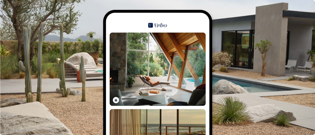 Download the Vrbo app and learn how you can save on your next trip.