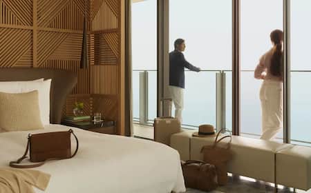 Luxurious lounge area with modern furniture, indicative of airport upgrades