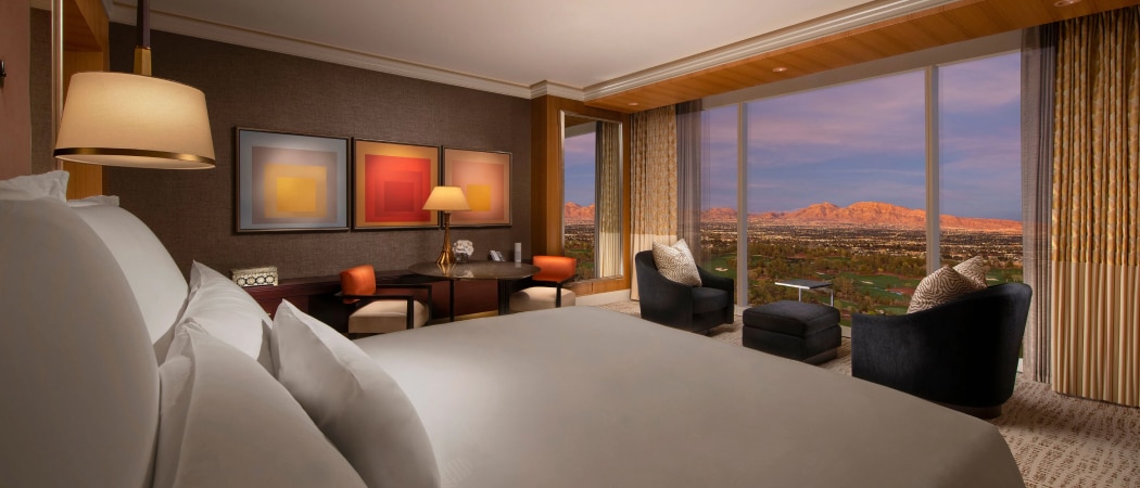 Das Wynn Las Vegas besticht mit eleganter, moderner Einrichtung, einer spektakulären Aussicht und Top-Lage am Strip.