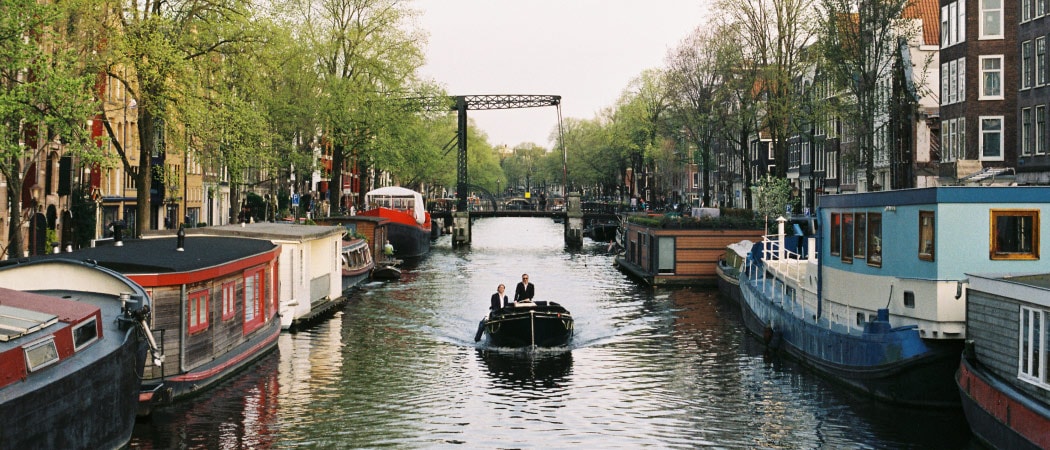 Amsterdam's charming city centre is home to iconic sights and museums.