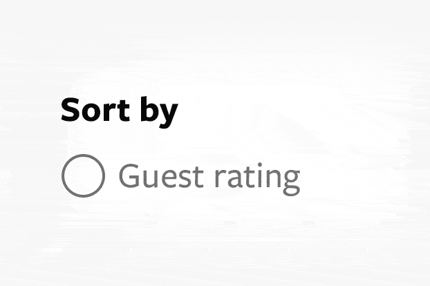 Filter top-rated stays