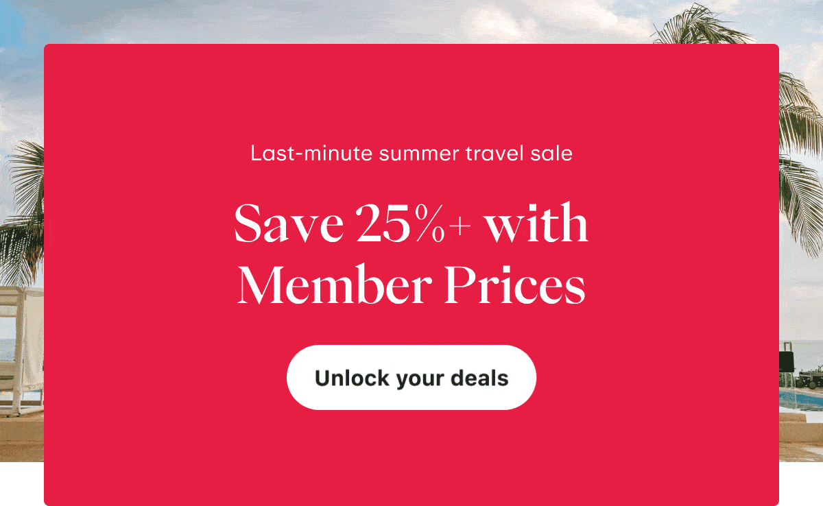 Book your last-minute summer trip 
