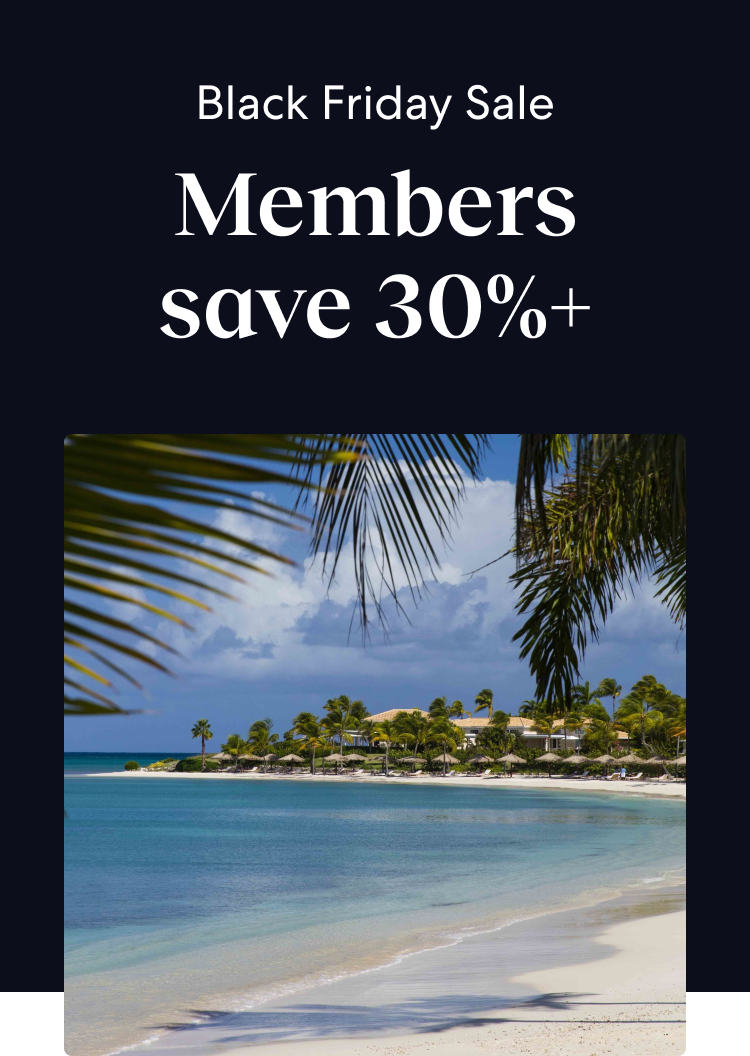 Shop Black Friday deals early with 30% off or more on select hotels for One Key members.