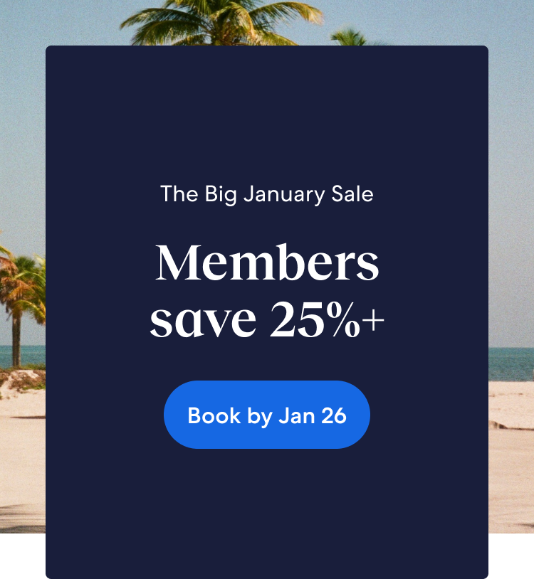 Unlock Big January Sale deals and save 25% or more