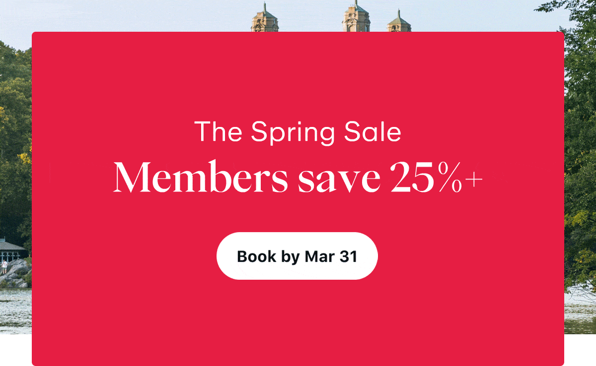 Unlock the Spring Sale and save 25% or more.
