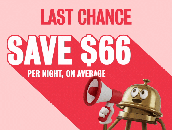 Book by October 20 to save 25% off or more 