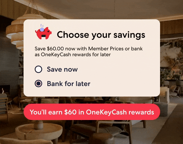 Join for free and start earning rewards on every booking. 