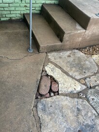 Again, flagstone missing.