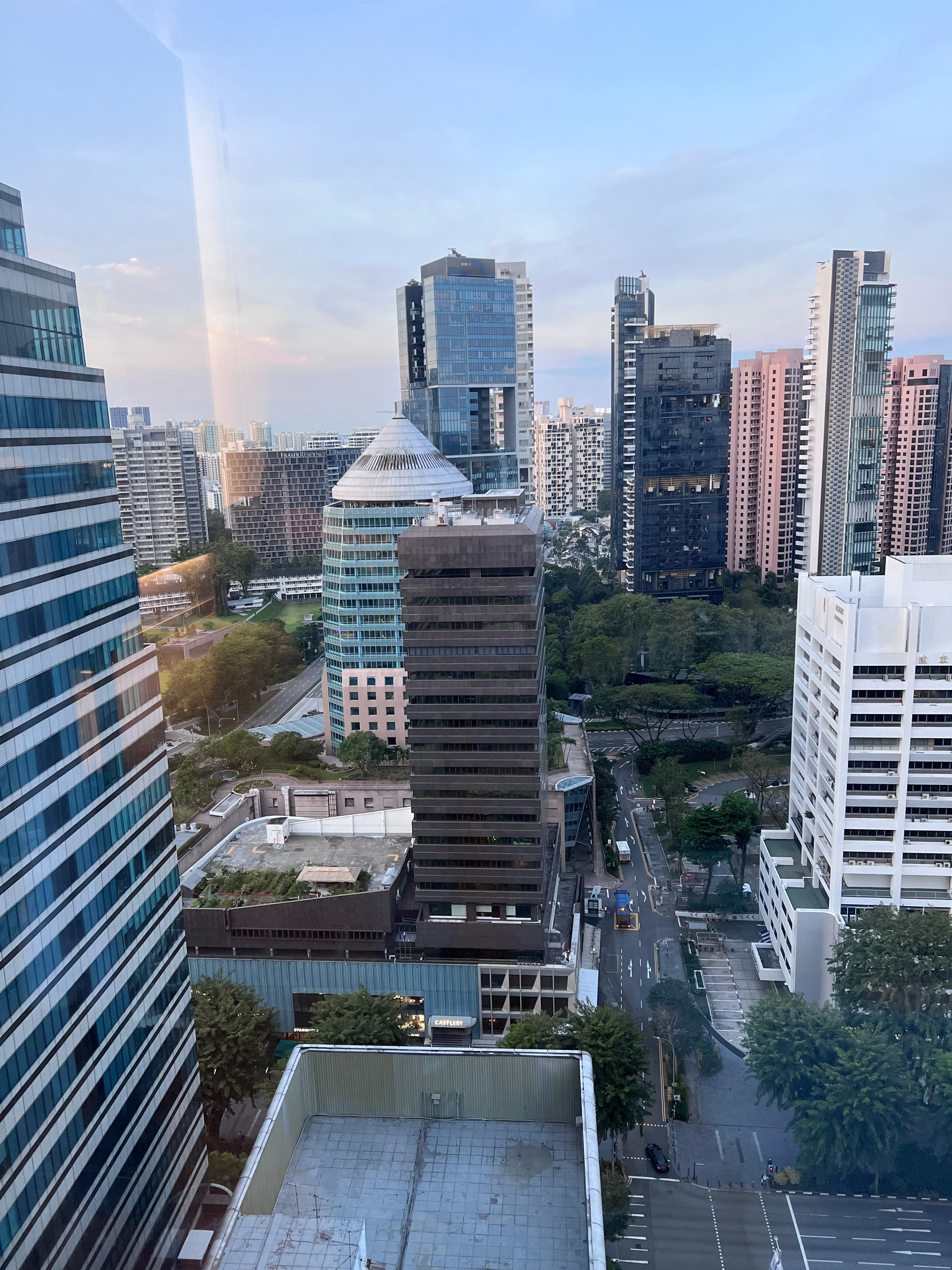 View from the bathroom window.