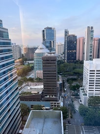 View from the bathroom window.