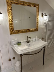 This is only one part of the spacious bathroom.